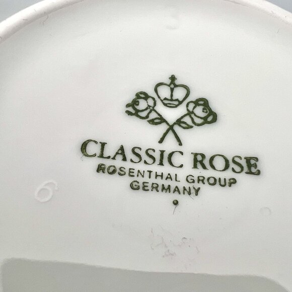 Vintage Rosenthal Classic Rose Porcelain Pitcher Gold Trim Germany - Picture 2 of 8